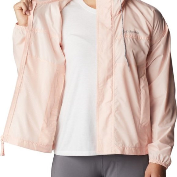 Columbia Flash Challenger Blush Pink Windbreaker, Size M - Picture 9 of 13